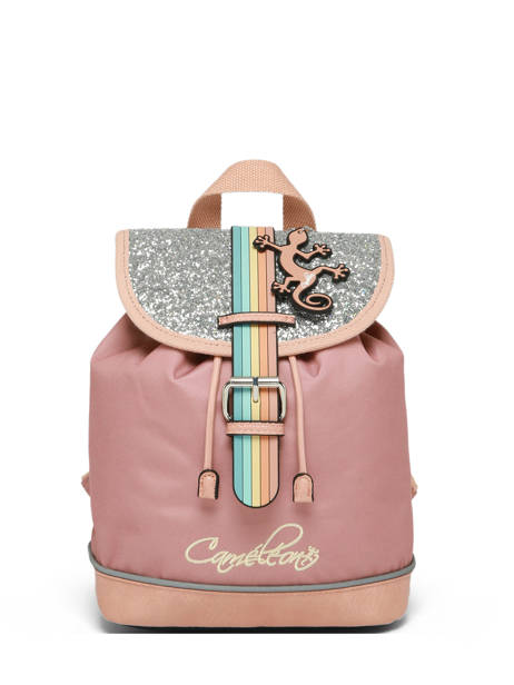 1 Compartment Backpack Vintage Fantasy Cameleon Pink vintage fantasy SD25 other view 6