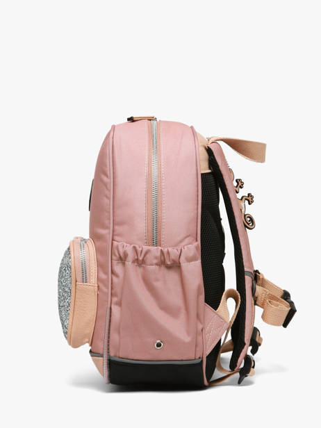 Sac à Dos 1 Compartiment Cameleon Rose vintage fantasy SD33 vue secondaire 3