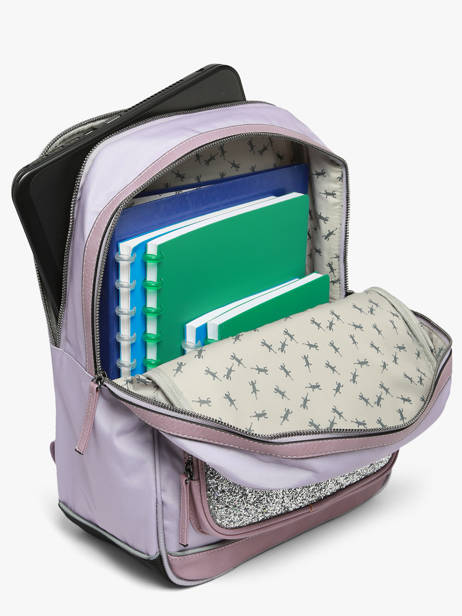 2-compartment Backpack Cameleon Violet vintage fantasy SO40 other view 4