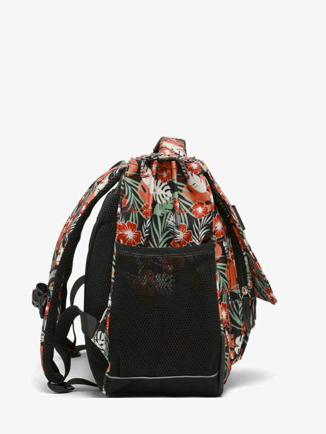 3-compartment Satchel Cameleon Multicolor futur CA41 other view 3