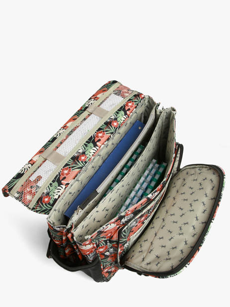 3-compartment Satchel Cameleon Multicolor futur CA41 other view 4
