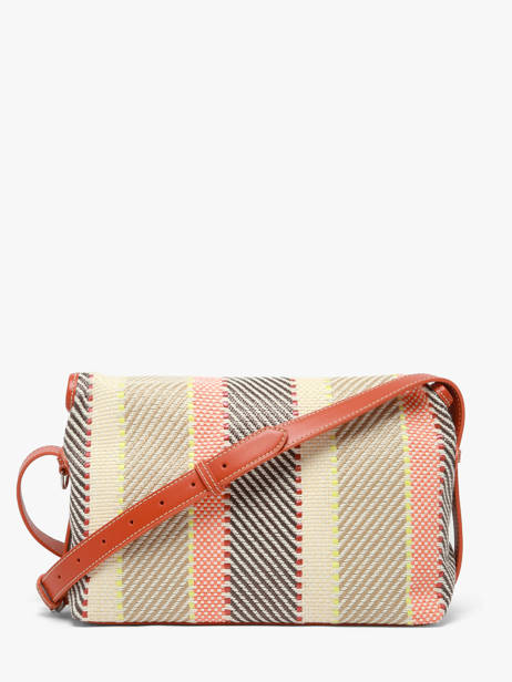 Sac Bandoulière Loulou Leder En Raffia Paul marius Multicolore raphia LOULORAP vue secondaire 3