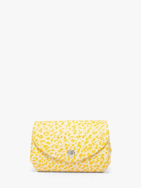 Leather Gustave Citronade Coin Purse Paul marius Yellow citronade GUSTACIT