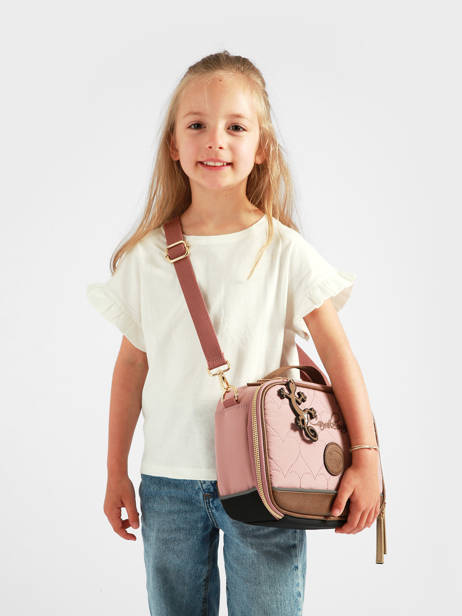 Lunch Bag Cameleon Brown vintage fantasy BL24 other view 1