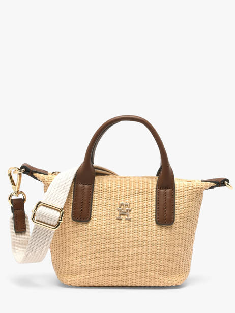 Crossbody Bag Popette Polyurethane Tommy hilfiger Beige popette AW18526