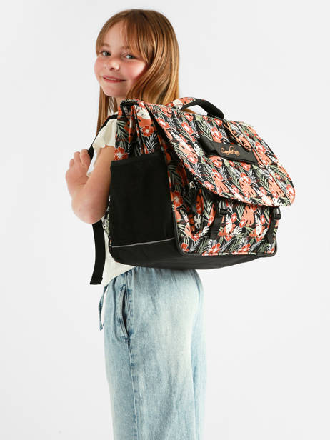 3-compartment Satchel Cameleon Multicolor futur CA41 other view 1