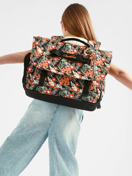 3-compartment Satchel Cameleon Multicolor futur CA41 other view 2