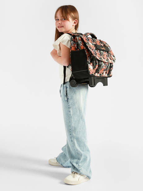 2-compartment Wheeled Satchel Cameleon Multicolor futur CR38 other view 1