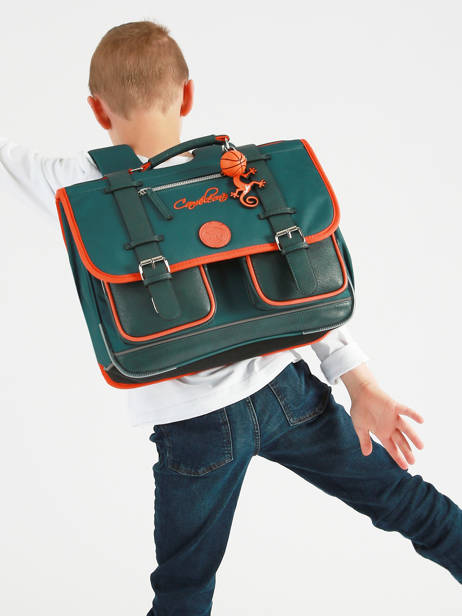 Satchel 2 Compartments Vintage Urban Cameleon Blue vintage urban CA38 other view 2