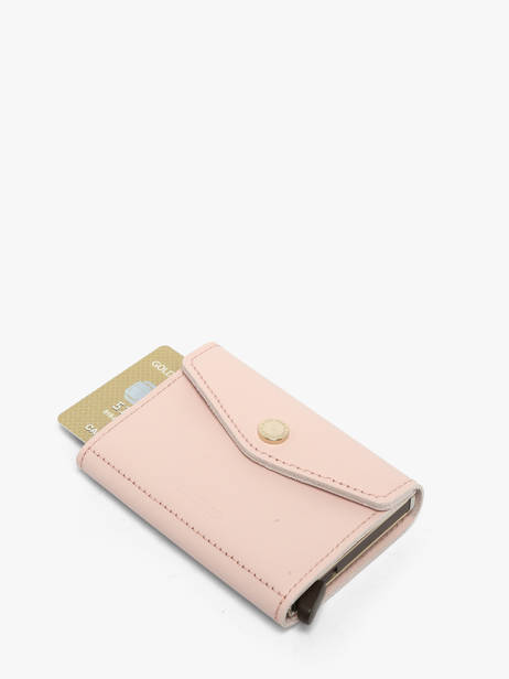 Card Holder Leather Secrid Pink original EOR other view 2