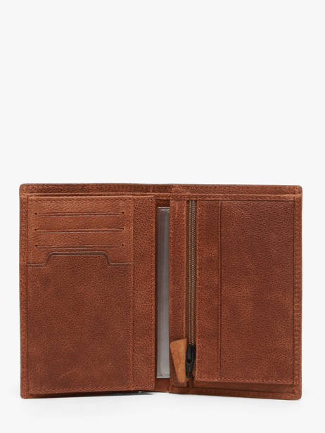 Portefeuille Cuir Serge blanco Marron brooklyn BRO21019 vue secondaire 1
