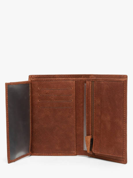 Portefeuille Cuir Serge blanco Marron brooklyn BRO21019 vue secondaire 2