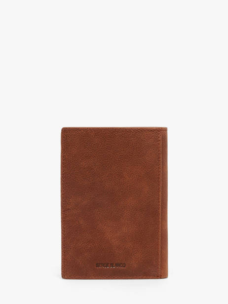 Portefeuille Cuir Serge blanco Marron brooklyn BRO21019 vue secondaire 3