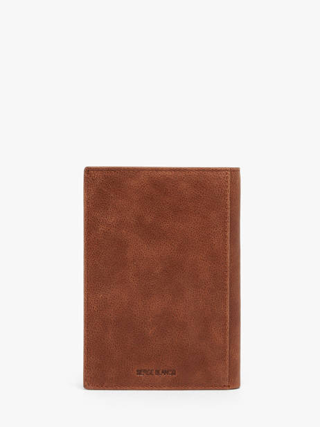 Wallet Leather Serge blanco Brown brooklyn BRO21021 other view 3