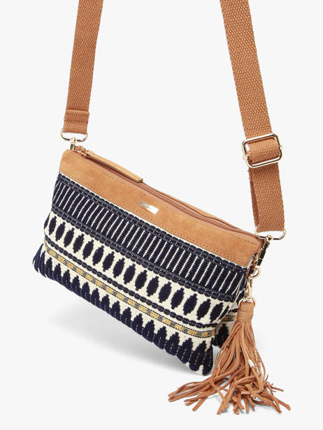 Shoulder Bag En-vau Cotton Les tropeziennes Blue en-vau TZ03 other view 1