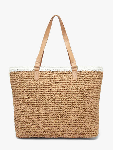 Sac Porté épaule Large Papier Les tropeziennes Marron large TZ01 vue secondaire 3