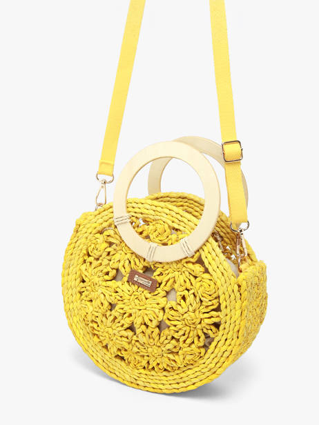 Crossbody Bag Mediterranee Paper Les tropeziennes Yellow mediterranee TZ03 other view 1