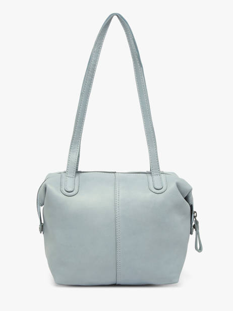 Shoulder Bag Heritage Leather Biba Blue heritage HOP1L other view 3