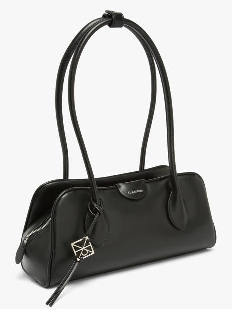 Sac Porté épaule Emblem Trio Calvin klein jeans Noir emblem trio 4F3369G vue secondaire 2