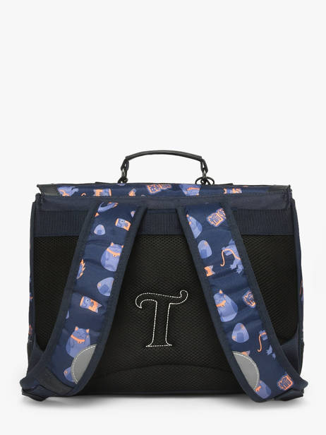 1 Compartment Satchel Tann's Blue les fantaisies g 35155 other view 3