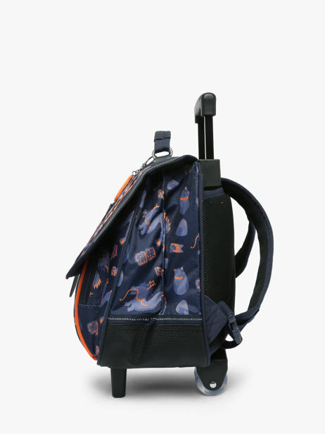 Cartable à Roulettes 2 Compartiments Tann's Bleu les fantaisies g 42155 vue secondaire 1