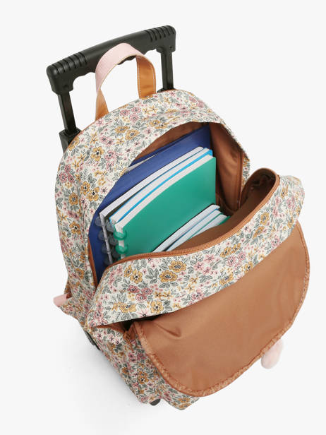 2-compartment Wheeled Schoolbag Tann's Multicolor les fantaisies f 26732611 other view 2