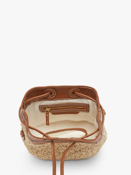 Sac Bandoulière Capucine Xs Raphia Et Cuir Paul marius Beige raphia CAPUXRAP vue secondaire 2