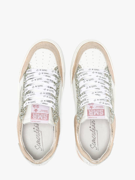 Sneakers In Leather Semerdjian White women NOUBE462 other view 3
