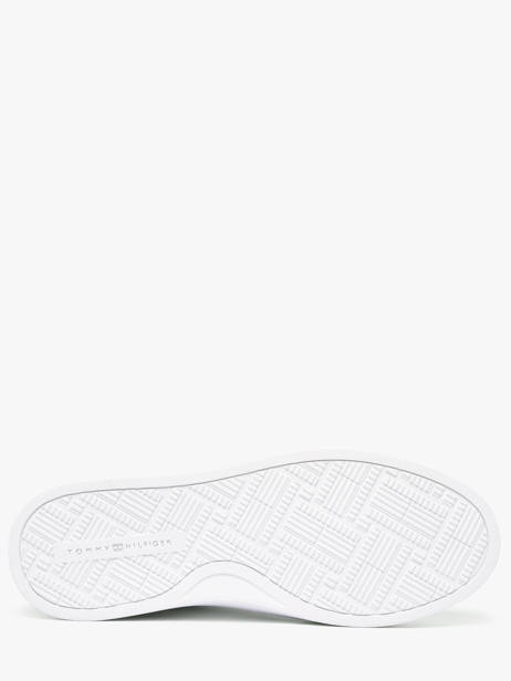 Sneakers In Leather Tommy hilfiger White women 91050K6 other view 4