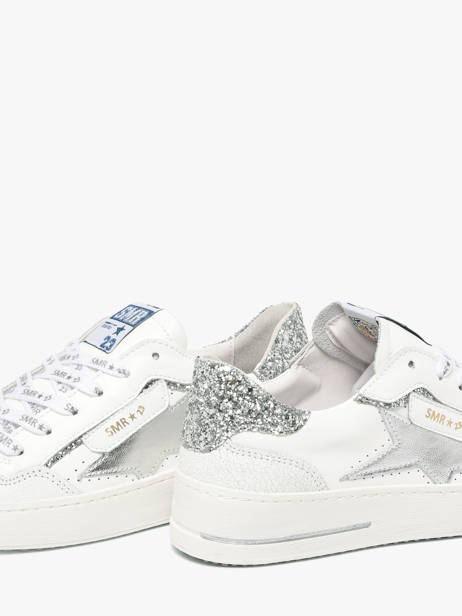 Sneakers In Leather Semerdjian White women ALED611 other view 2