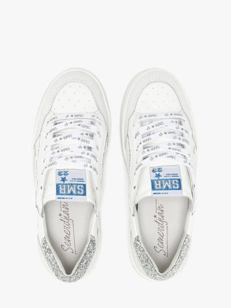 Sneakers In Leather Semerdjian White women ALED611 other view 3