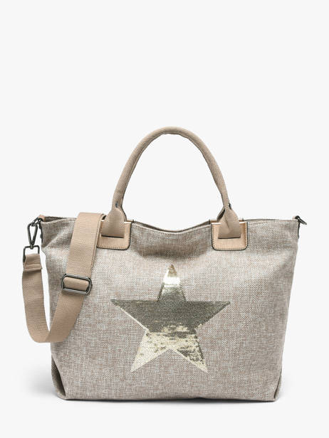 Sac Porté Main Star Polyester Ines de laure Beige star 1685161