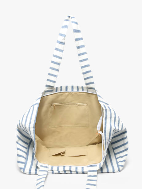Shoulder Bag Beach Cotton Marco Blue beach S1285 other view 2