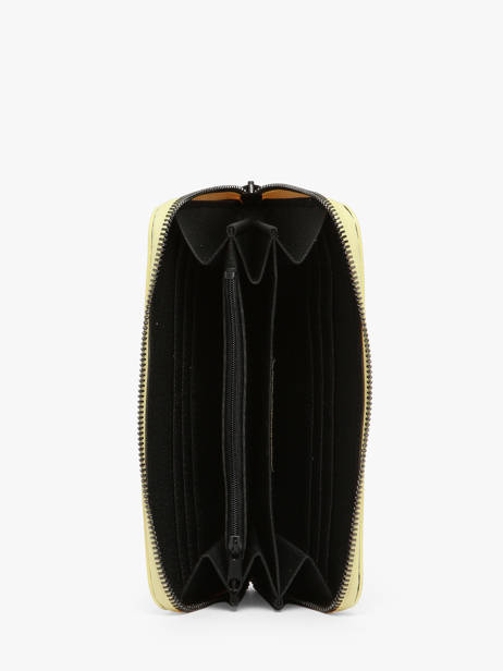 Portefeuille Caviar Cuir Milano Jaune caviar CA18115 vue secondaire 1
