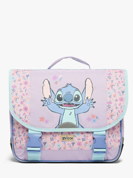 Cartable 2 Compartiments Lilo & stitch Violet spring smiles 1726