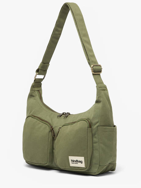 Sac Bandoulière Best Seller Coton Hindbag Vert best seller EMILE vue secondaire 1