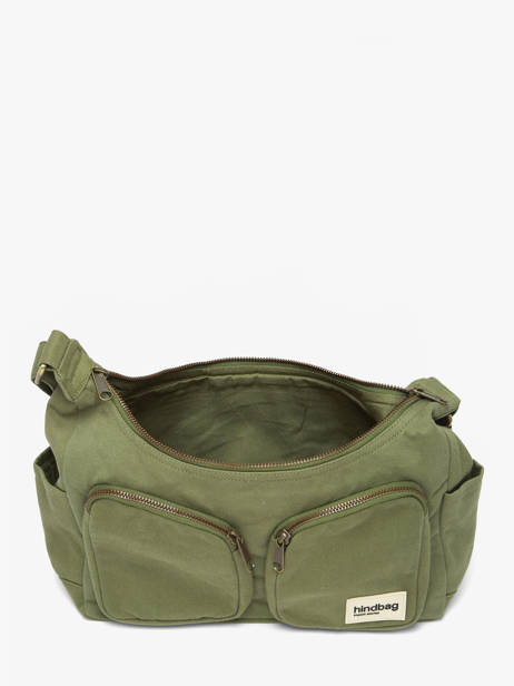 Sac Bandoulière Best Seller Coton Hindbag Vert best seller EMILE vue secondaire 2