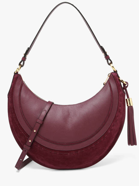 Sac Porté épaule Hoboheme Lancel Violet hoboheme A14219 vue secondaire 4