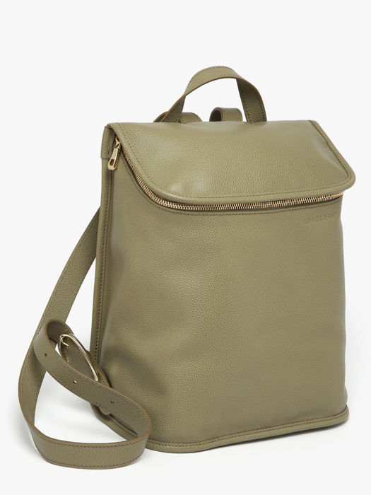 Longchamp Le foulonné Sac à dos Vert