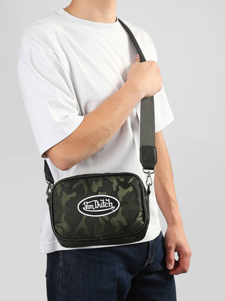 Sac Bandoulière Mell Nylon Von dutch Vert bags MELL vue secondaire 1