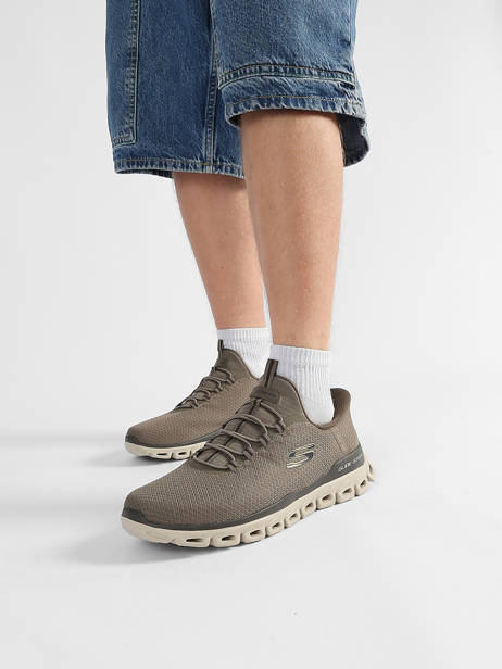 Sneakers Glide-step Noxus Skechers Brown men 233010 other view 1
