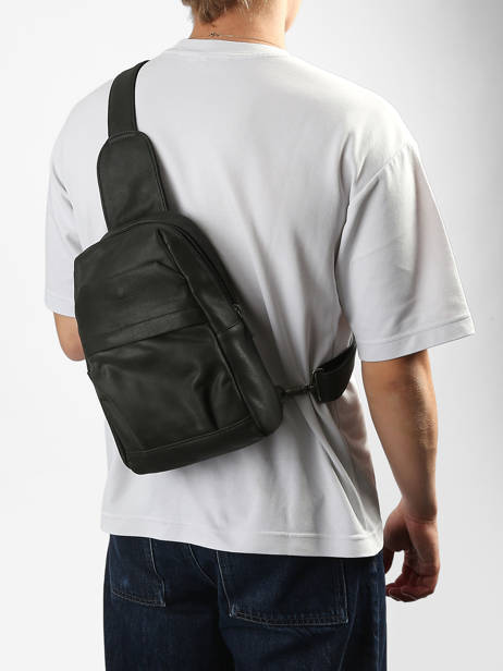 Sac Bandoulière Achilles Cuir Arthur & aston Noir achille 2 vue secondaire 1