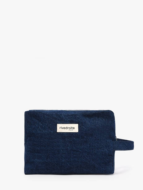La Trousse Tournelles Xl Coton Recyclé Rivedroite Bleu timeless TOURXTIM