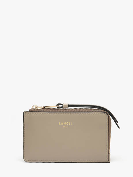 Leather Origami Card Holder Lancel Gray origami A13422