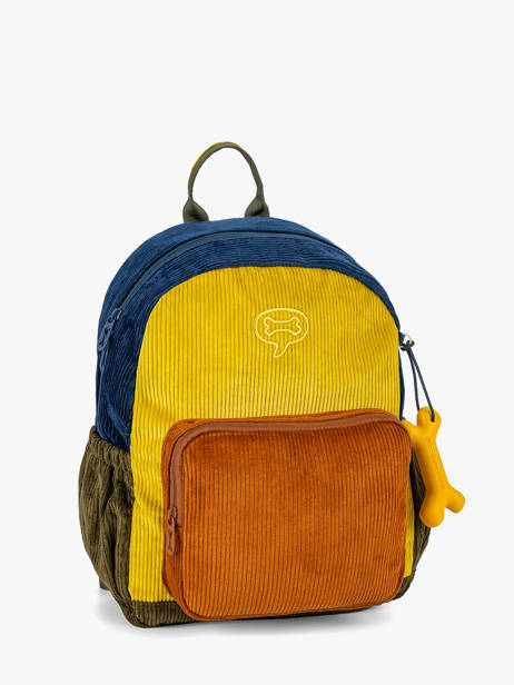 Mini Backpack Stones and bones Multicolor boys B other view 2