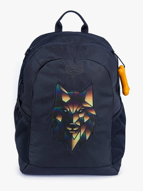 2-compartment Backpack Stones and bones Blue boys B