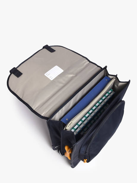 Cartable Cedar 2 Compartiments Stones and bones Bleu boys B vue secondaire 3