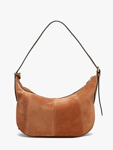 Shoulder Bag Victoire Suede Lancel Brown victoire A14255 other view 4