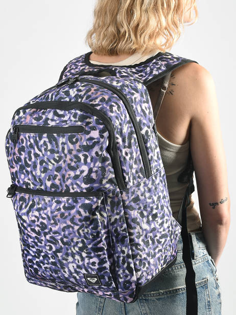 Sac à Dos 3 Compartiments Roxy Violet back to school RJBP4885 vue secondaire 1