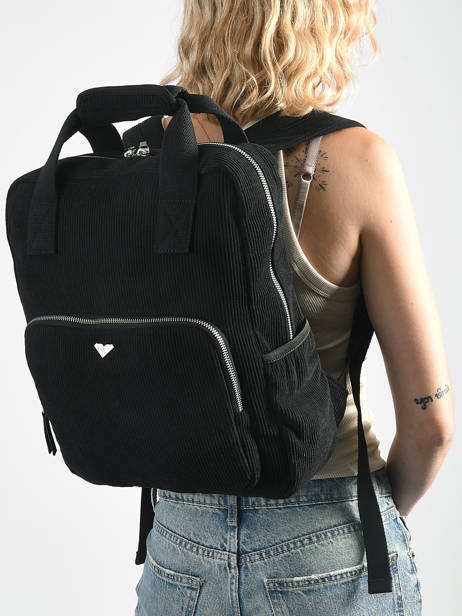 Sac à Dos 1 Compartiment Roxy Noir back to school RJBP4993 vue secondaire 1